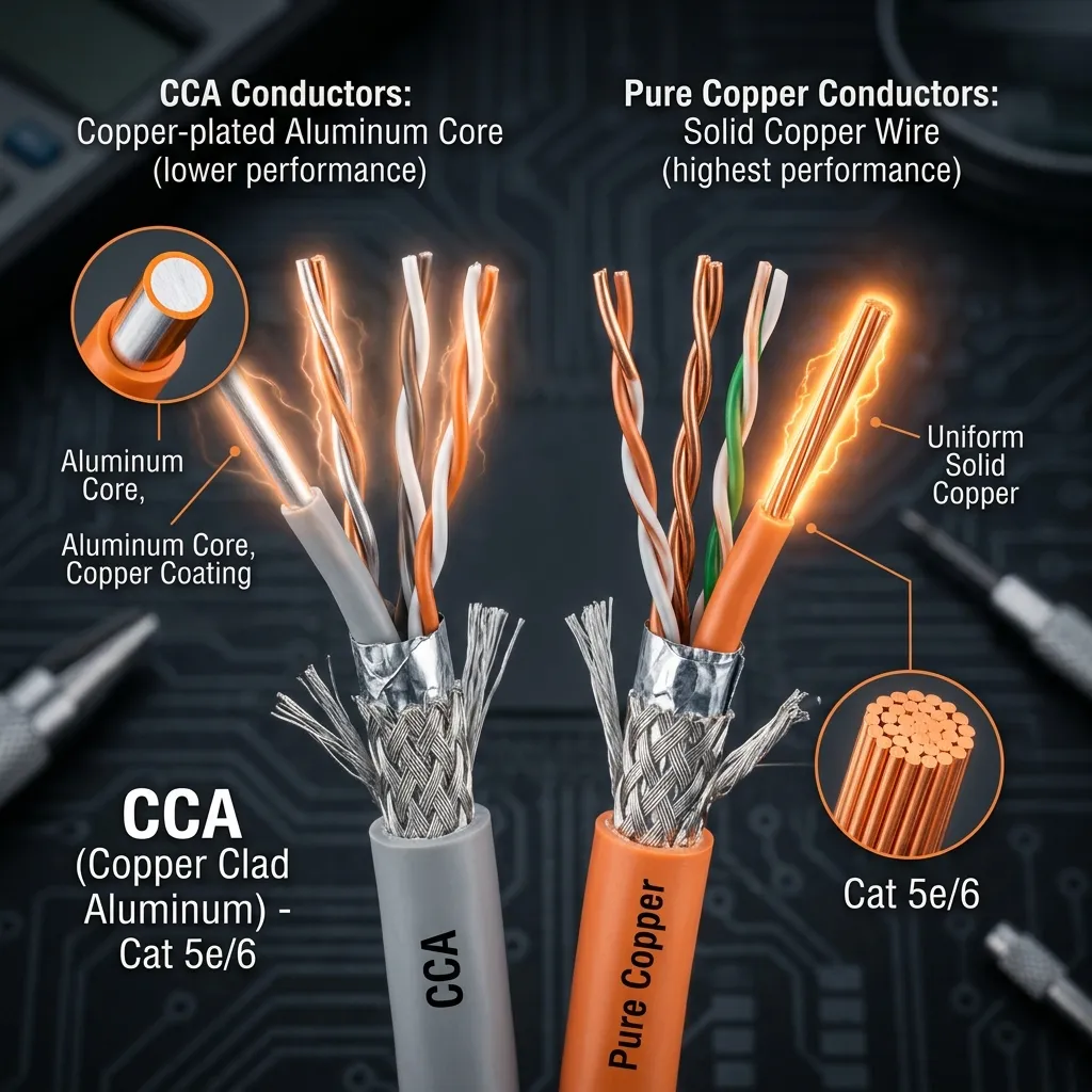 The Hidden Danger of Cheap CCA Ethernet Cables