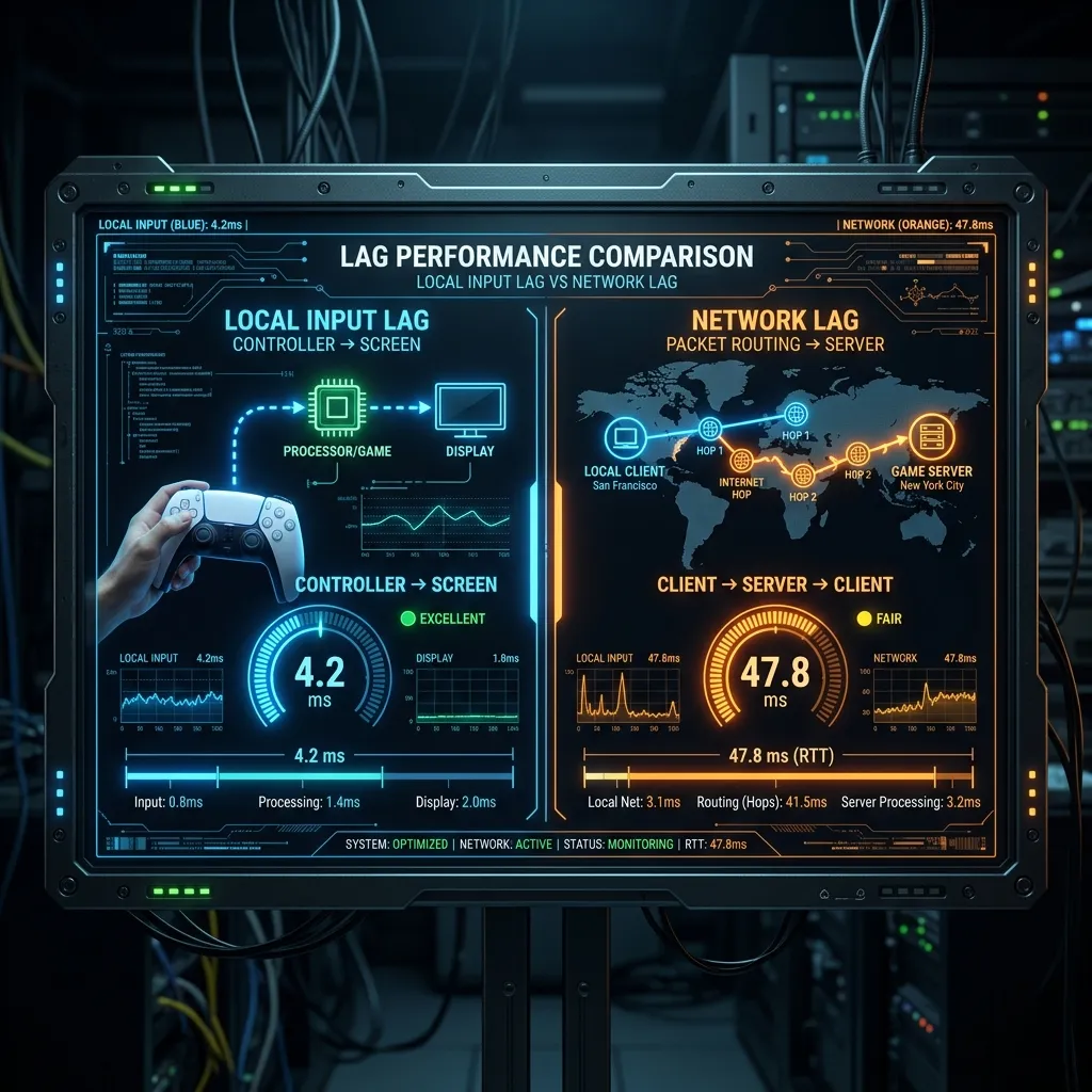 Input Lag vs. Network Lag: Spotting the Difference