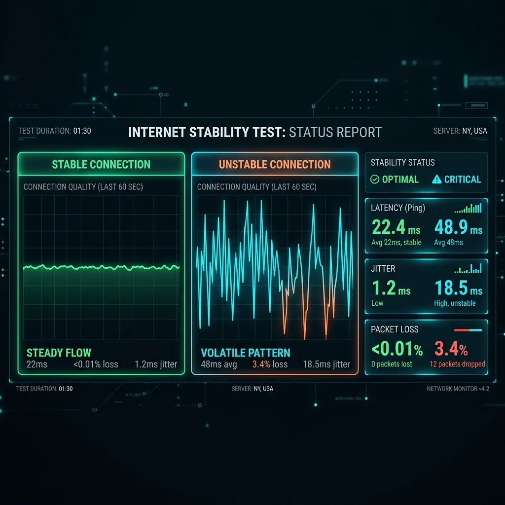 How to Test Your Internet Stability (Not Just Speed)
