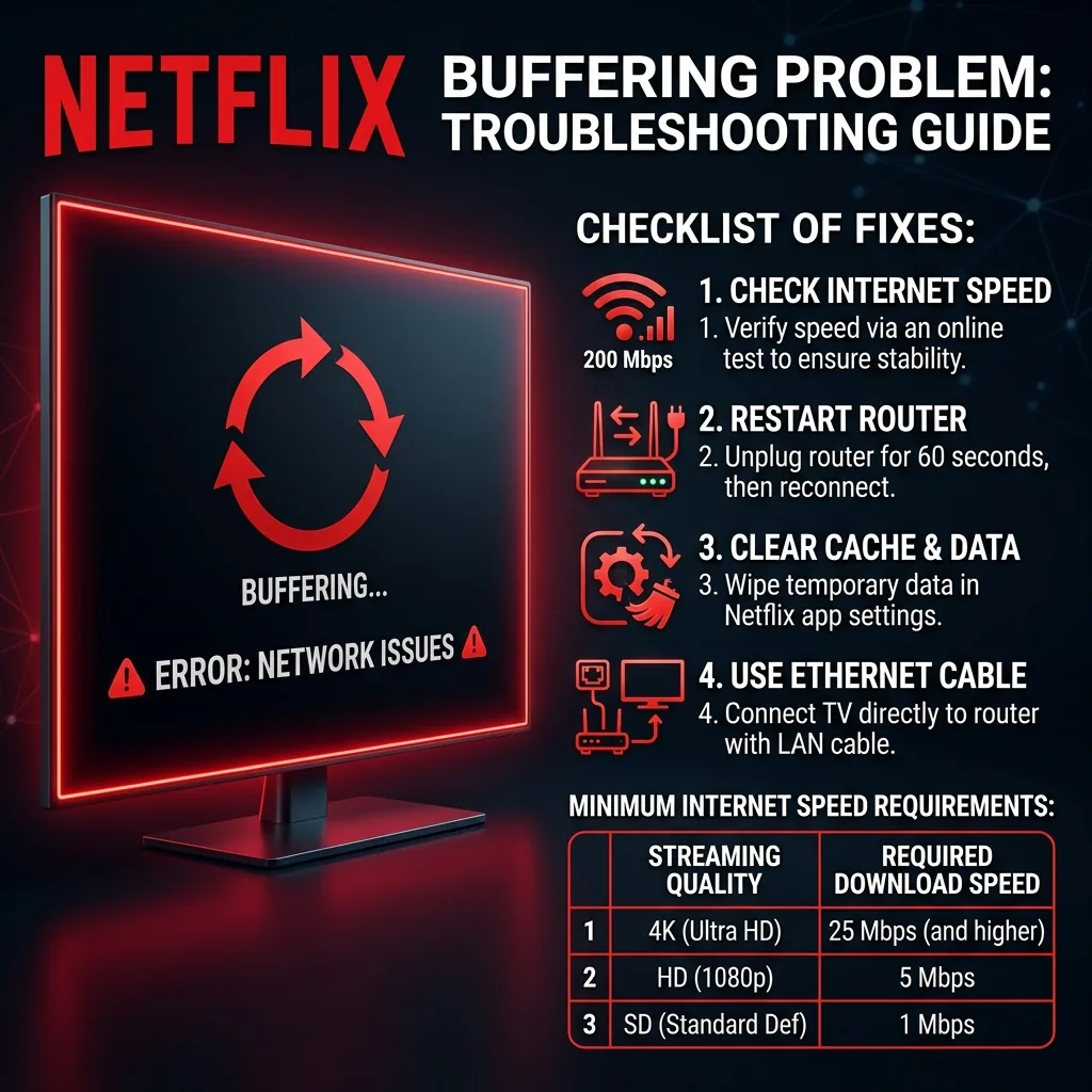 Why Is Netflix Buffering on Fast Internet?