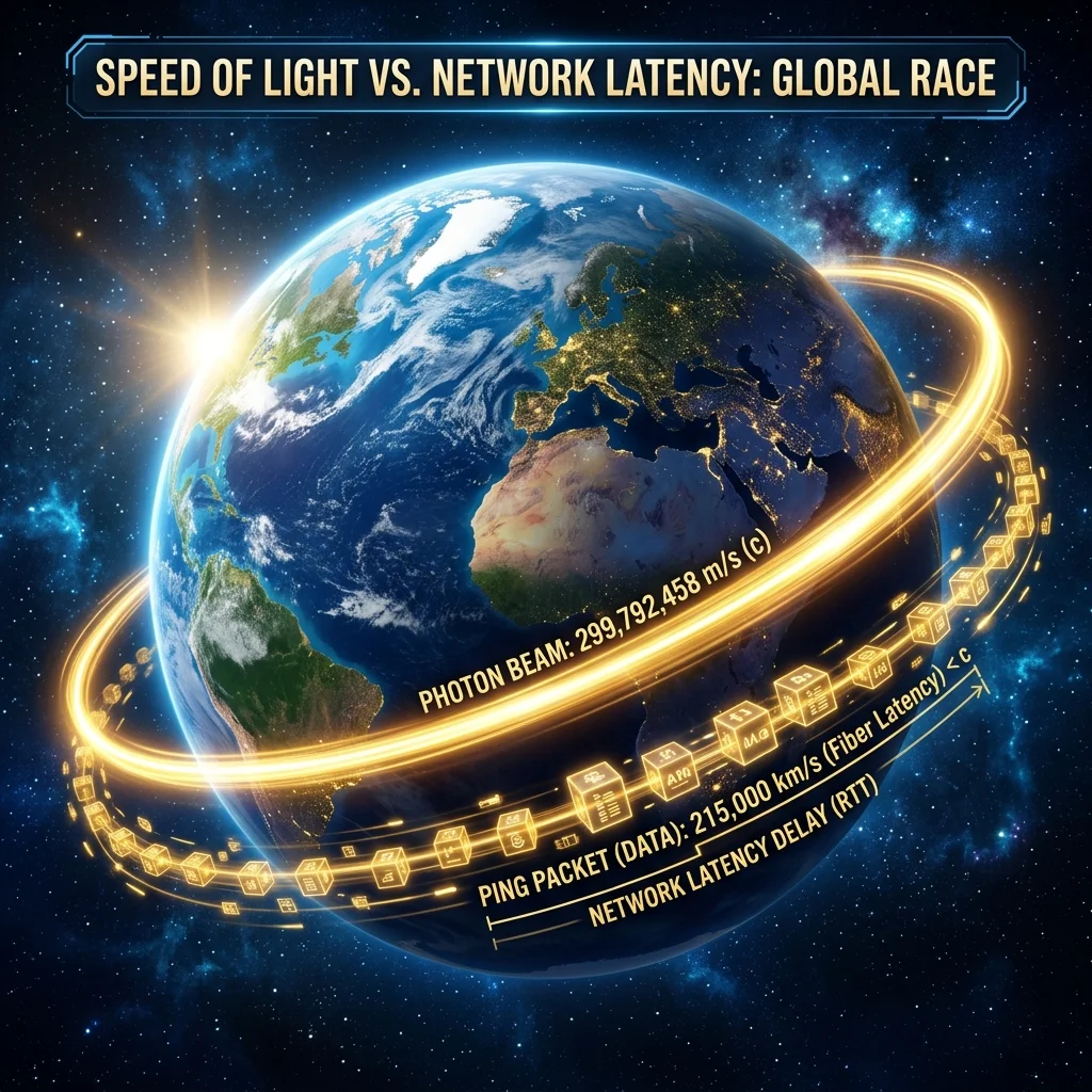 Speed of Light vs. Latency: Why Distance Controls Your Ping