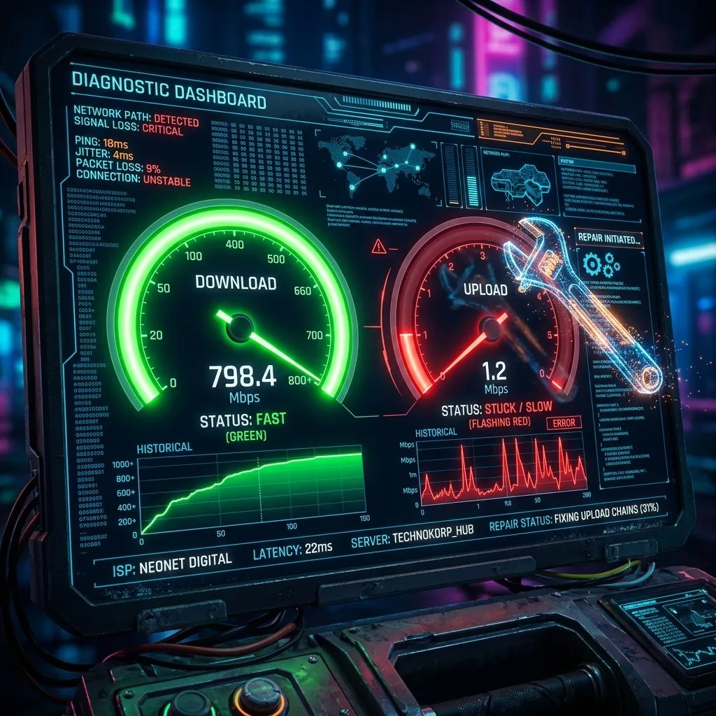 Upload Speed Suddenly Slow? 7 Real Fixes