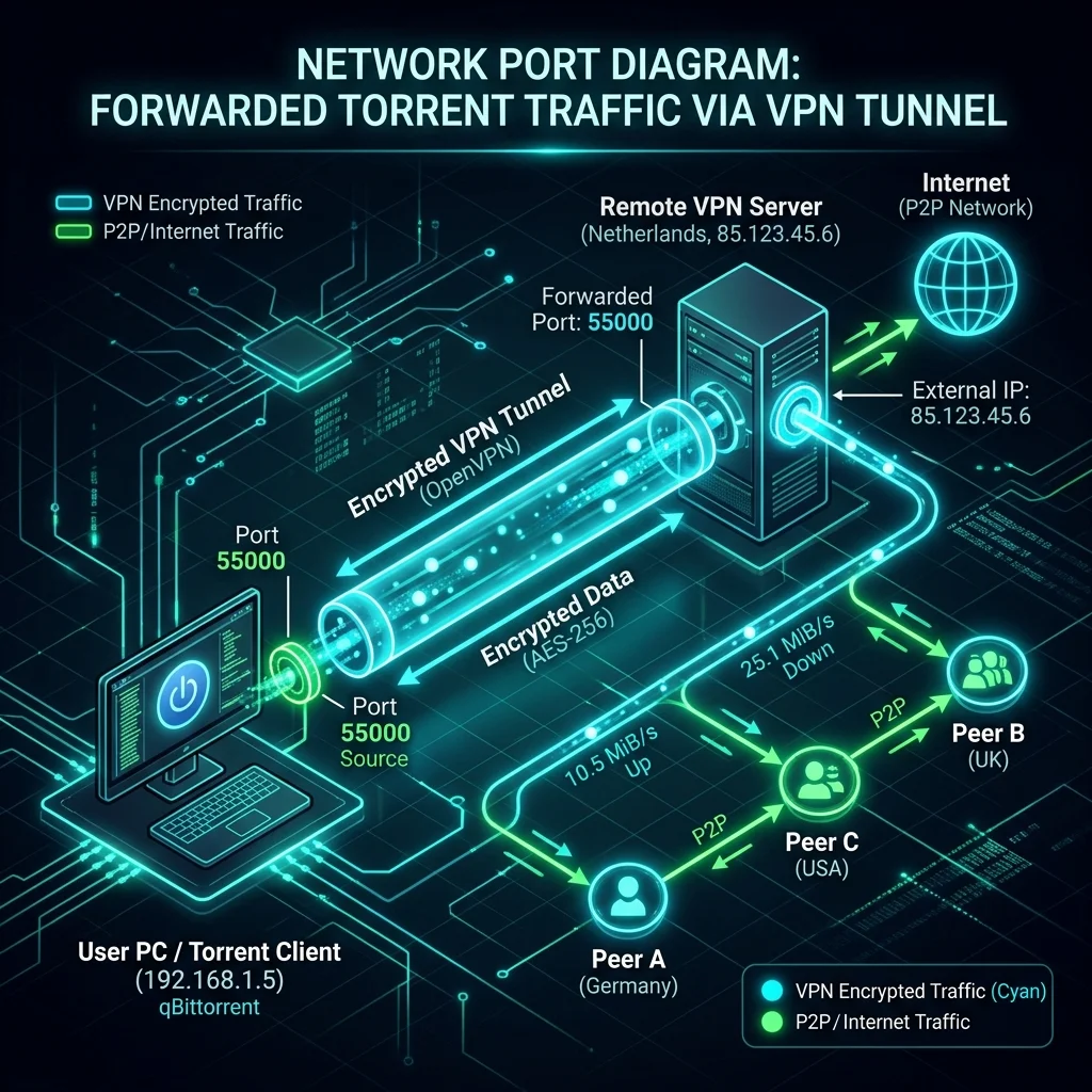 VPN Port Forwarding for Torrents: Fast Setup (2026)