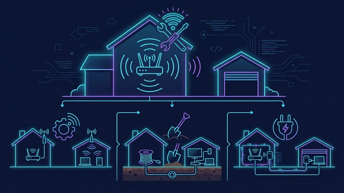 How to Get WiFi in a Detached Garage or Shed