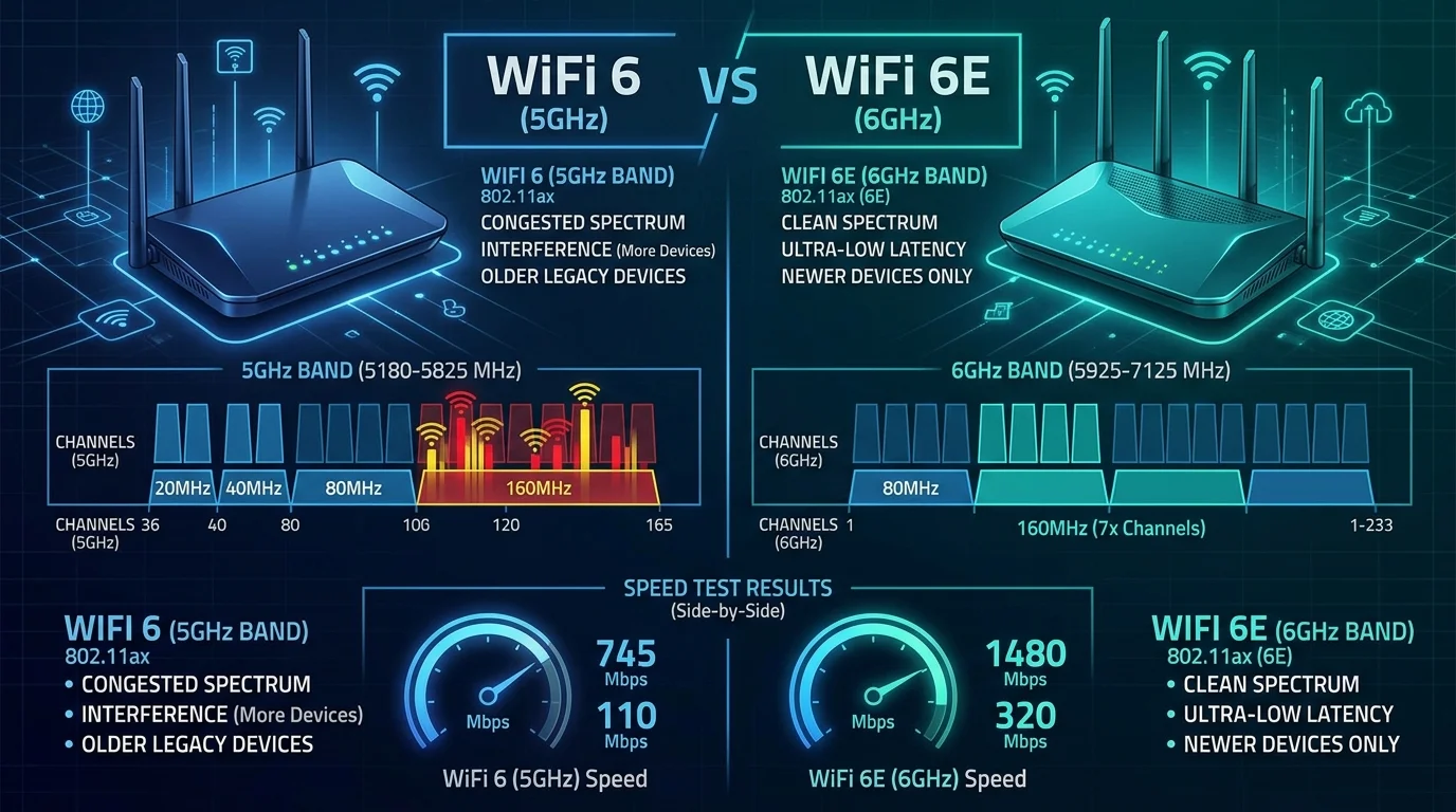 WiFi 6 vs WiFi 6E: Do You Need the 6GHz Band?