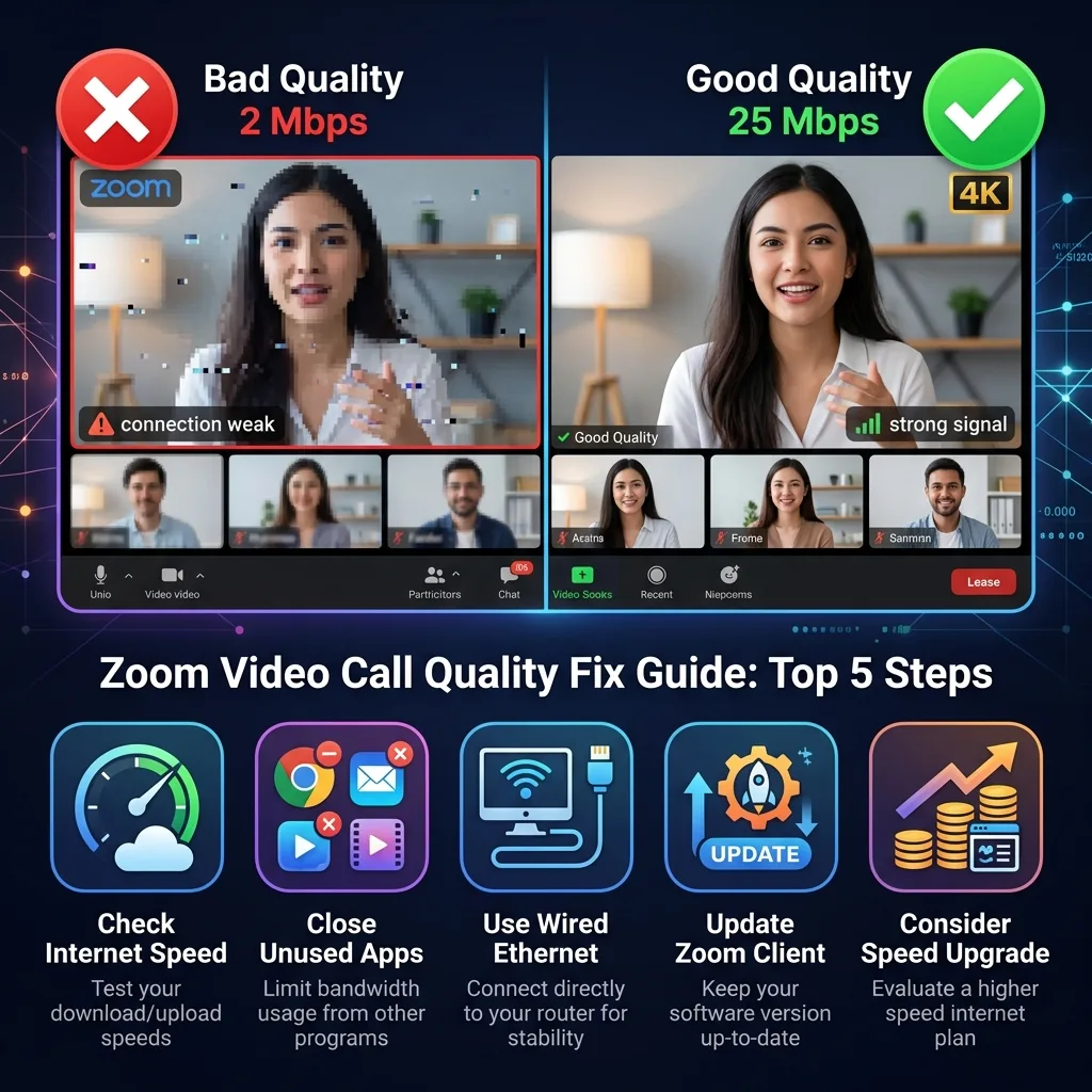 Why Zoom Calls Are Choppy on Fast Internet
